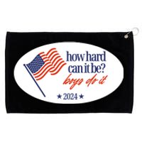 How Hard Can It Be Do It Sticker Grommeted Golf Towel