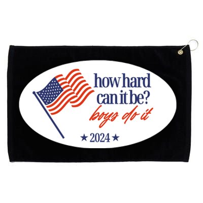 How Hard Can It Be Do It Sticker Grommeted Golf Towel