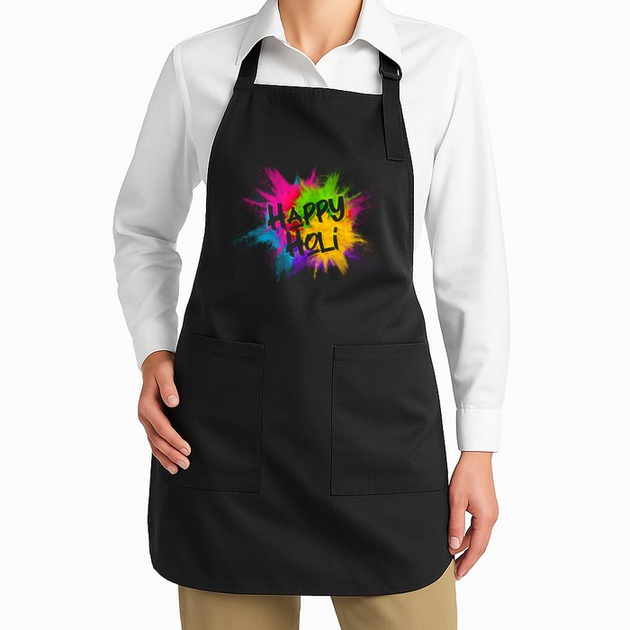 Happy Holi Celebrate Hindu Holiday Apron
