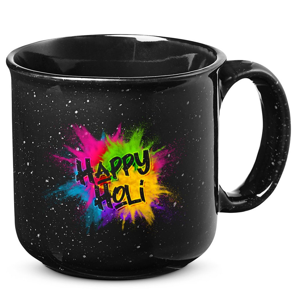 Happy Holi Celebrate Hindu Holiday 15oz Campfire Ceramic Mug