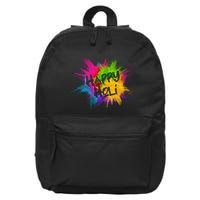 Happy Holi Celebrate Hindu Holiday 16 in Basic Backpack