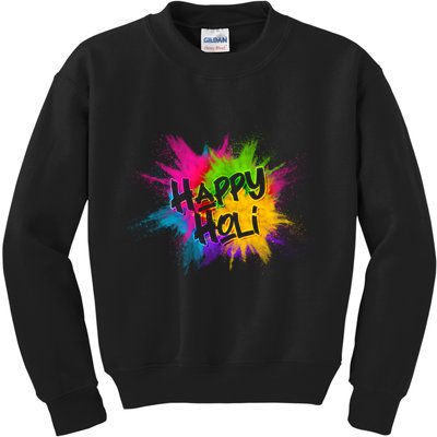 Happy Holi Celebrate Hindu Holiday Kids Sweatshirt