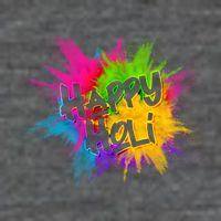 Happy Holi Celebrate Hindu Holiday Flatbill Hat