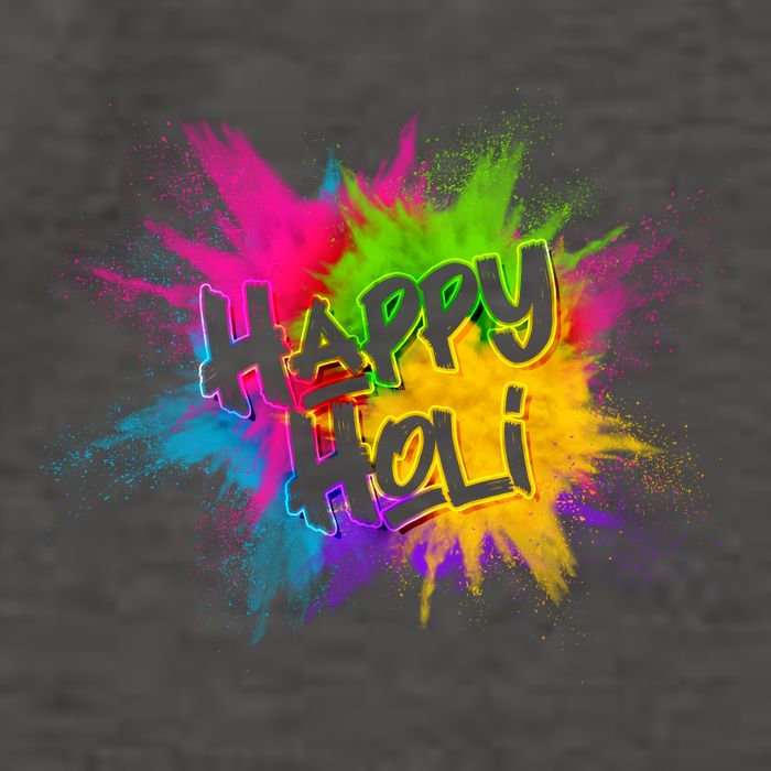Happy Holi Celebrate Hindu Holiday Vector Backpack
