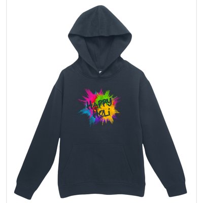 Happy Holi Celebrate Hindu Holiday Urban Pullover Hoodie