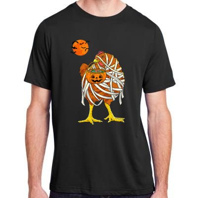 Hilarious Halloween Costume for Farmers Chicken Mummy Adult ChromaSoft Performance T-Shirt