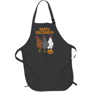 Happy Halloween Chickens Farm Animal Costume Full-Length Apron With Pockets