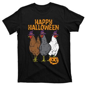 Happy Halloween Chickens Farm Animal Costume T-Shirt