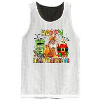 Happy Hallothanksmas Coffee Latte Halloween Thanksgiving  Mesh Reversible Basketball Jersey Tank