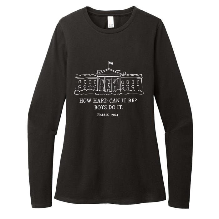 How Hard Can It Be Do It Kamala Harris 2024 Womens CVC Long Sleeve Shirt