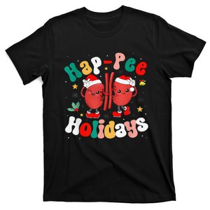 Happee Holiday Christmas Santa Kidney Nephrology Technician T-Shirt