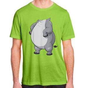 Hippo Hippopotamus Costume Adult ChromaSoft Performance T-Shirt