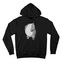 Hippo Hippopotamus Costume Hoodie