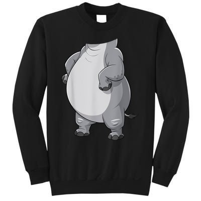 Hippo Hippopotamus Costume Sweatshirt