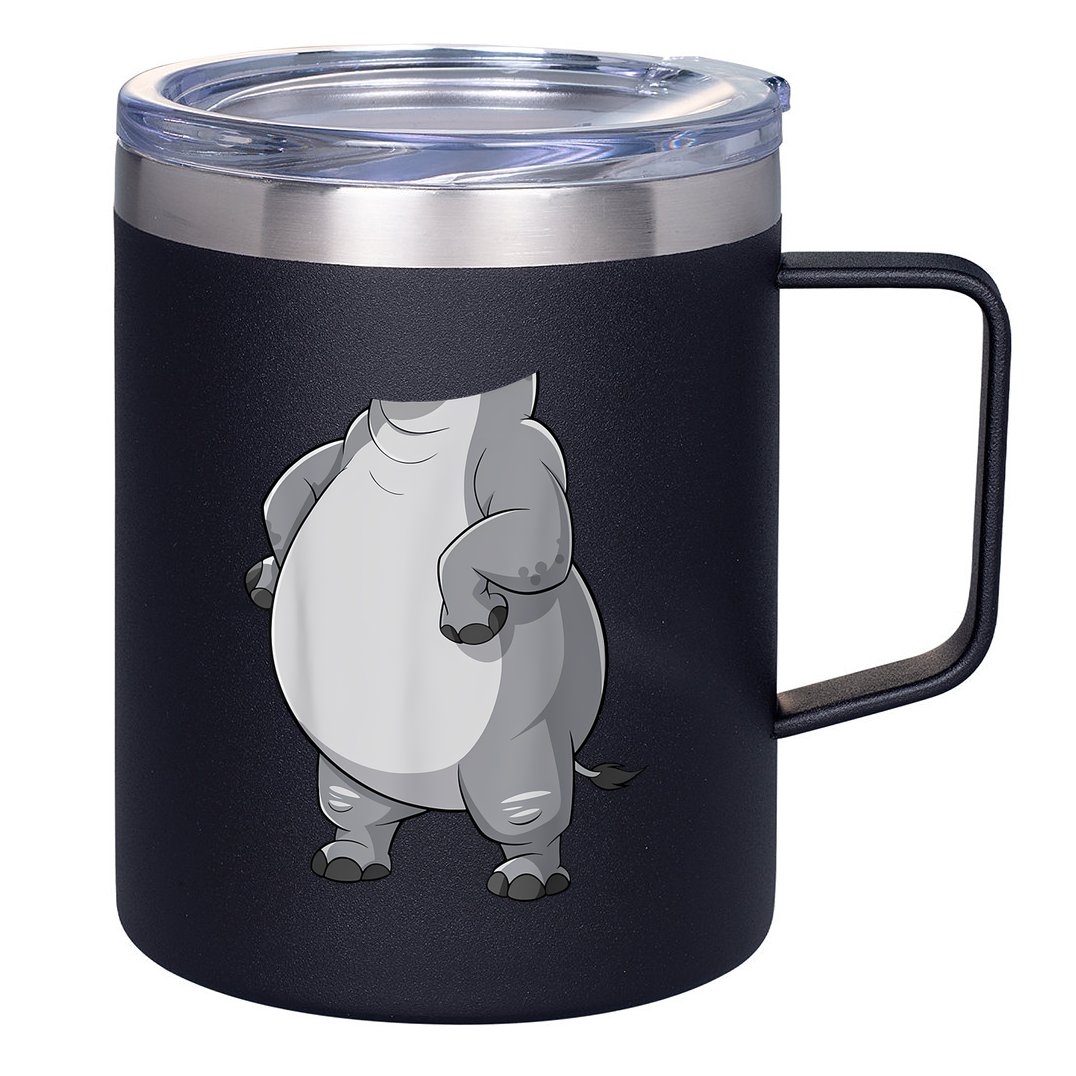 Hippo Hippopotamus Costume 12oz Stainless Steel Coffee Mug