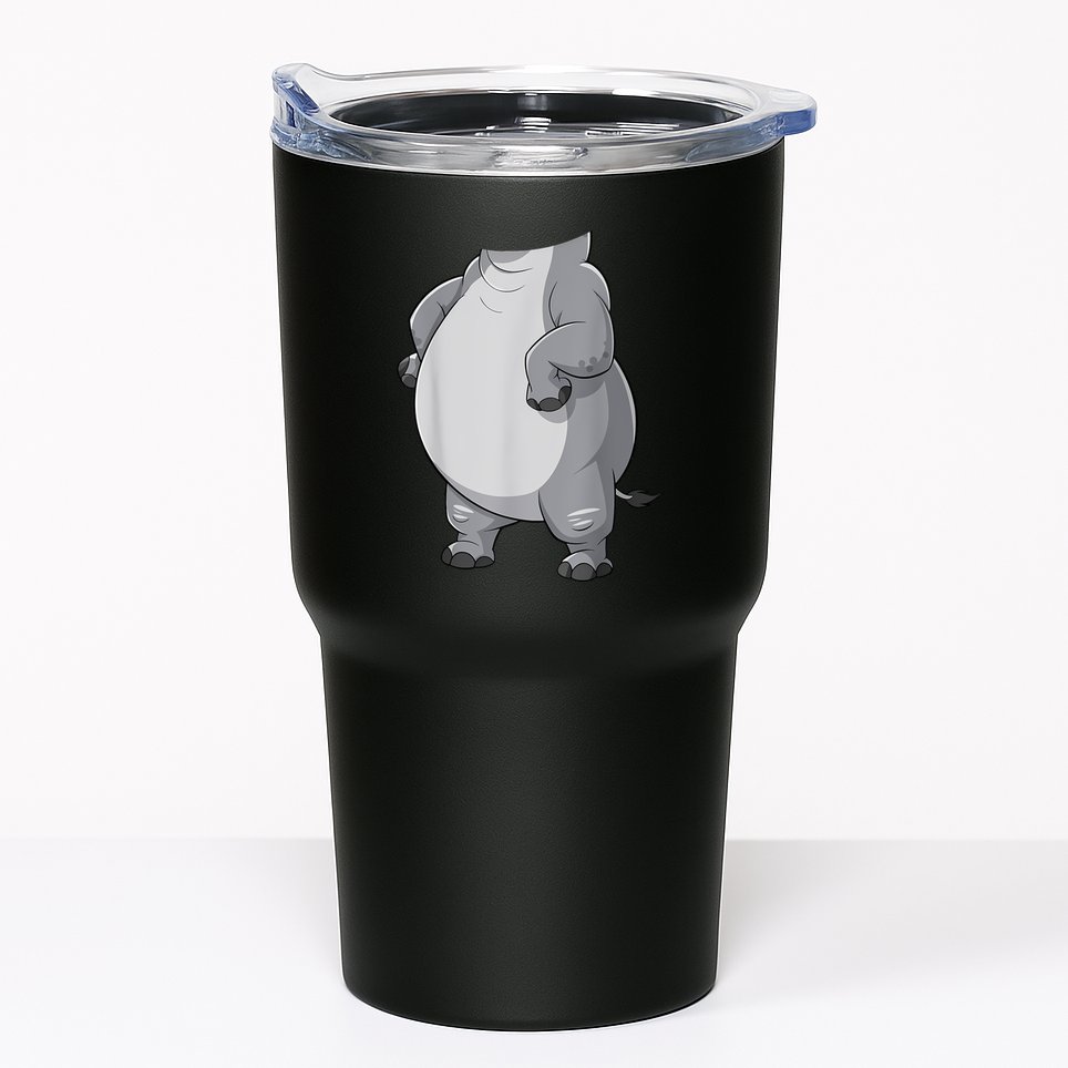 Hippo Hippopotamus Costume Tumbler