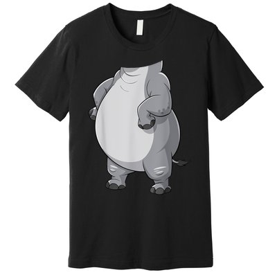 Hippo Hippopotamus Costume Premium T-Shirt