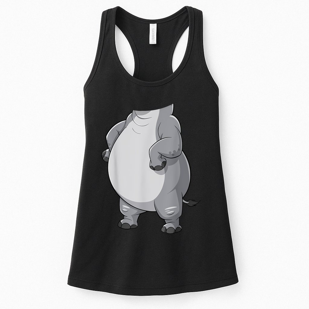 Hippo Hippopotamus Costume Womens Tank Top