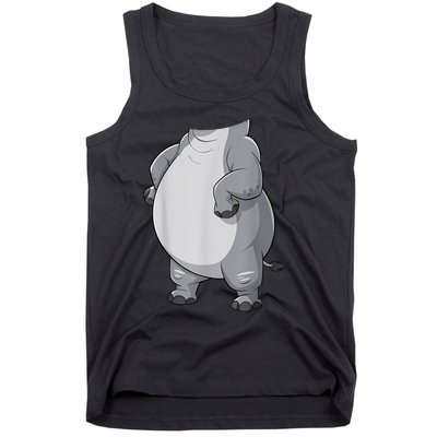 Hippo Hippopotamus Costume Tank Top