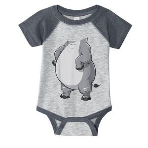 Hippo Hippopotamus Costume Infant Baby Jersey Bodysuit