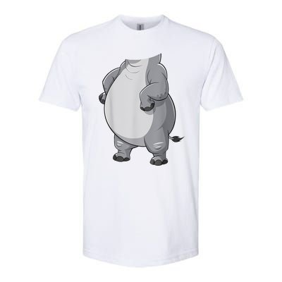 Hippo Hippopotamus Costume Softstyle CVC T-Shirt