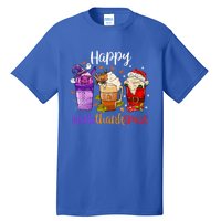 Happy Hallothanksmas Coffee Latte Halloween Thanksgiving Great Gift Tall T-Shirt