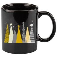 Happy Holidays Christmas Tree Festive 11oz C Handle Ceramic Mug