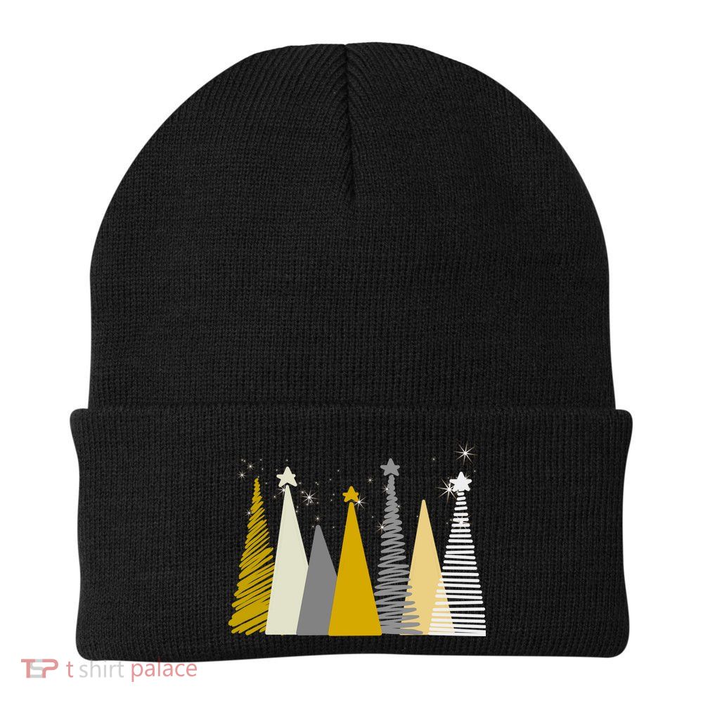Happy Holidays Christmas Tree Festive Beanie