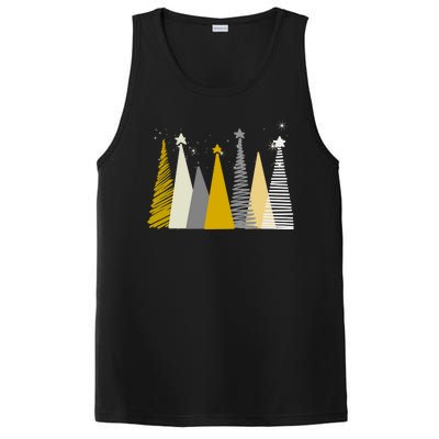 Happy Holidays Christmas Tree Festive PosiCharge Competitor Tank