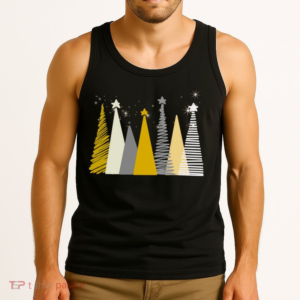 Happy Holidays Christmas Tree Festive Tank Top