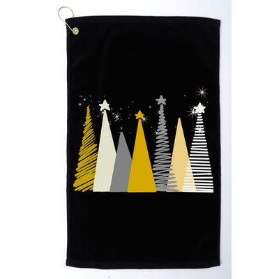 Happy Holidays Christmas Tree Festive Golf Towel