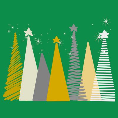 Happy Holidays Christmas Tree Festive T-Shirt