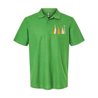 Happy Holidays Christmas Tree Festive Softstyle Adult Sport Polo