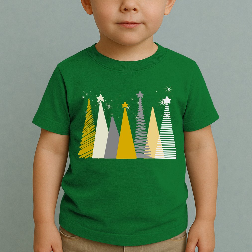 Happy Holidays Christmas Tree Festive Toddler T-Shirt