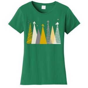 Happy Holidays Christmas Tree Festive Women's T-Shirt