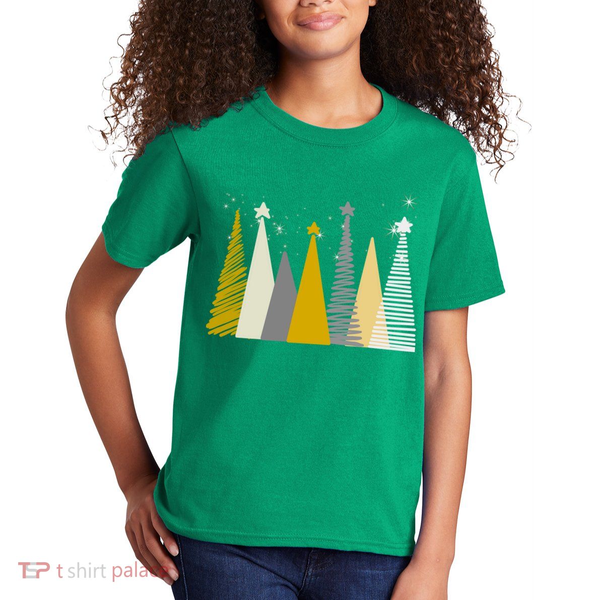 Happy Holidays Christmas Tree Festive Kids T-Shirt