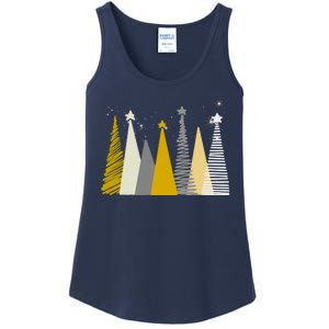 Happy Holidays Christmas Tree Festive Ladies Essential Tank