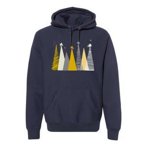 Happy Holidays Christmas Tree Festive Premium Hoodie