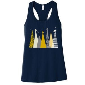 Happy Holidays Christmas Tree Festive Women's Racerback Tank