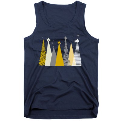 Happy Holidays Christmas Tree Festive Tank Top