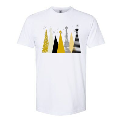 Happy Holidays Christmas Tree Festive Softstyle® CVC T-Shirt