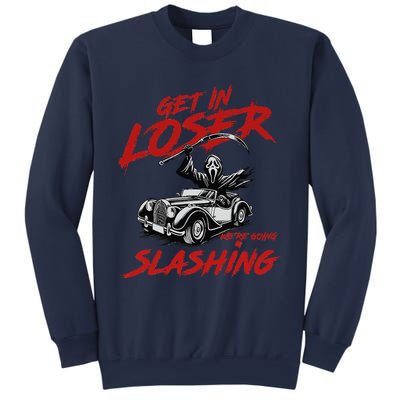 Horror Halloween Character Get In Loser WeRe Going Slashing Sweatshirt