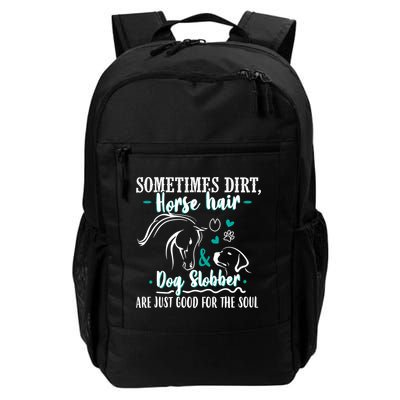Horse Hair Dog Slobber Gift Riding Horse Cool Gift Backpack