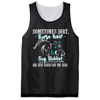 Horse Hair Dog Slobber Gift Riding Horse Cool Gift Mesh Reversible Basketball Jersey Tank