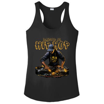 Hip Hop Dj 50th Anniversary Ladies PosiCharge Competitor Racerback Tank