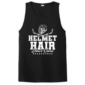 Helmet Hair Dont Care Hockey Gift PosiCharge Competitor Tank