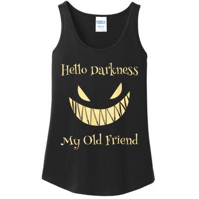 Halloween Hello Darkness My Old Friend Ladies Essential Tank