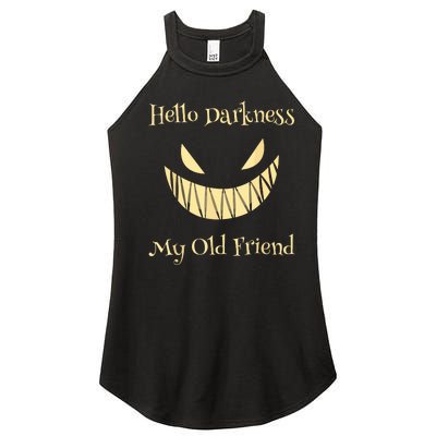 Halloween Hello Darkness My Old Friend Women’s Perfect Tri Rocker Tank