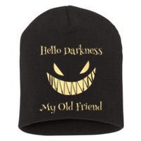 Halloween Hello Darkness My Old Friend Short Acrylic Beanie