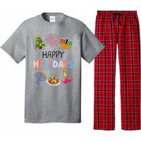 Happy Holidays Diwali Kwanzaa Hanukkah Christmas Pajama Set